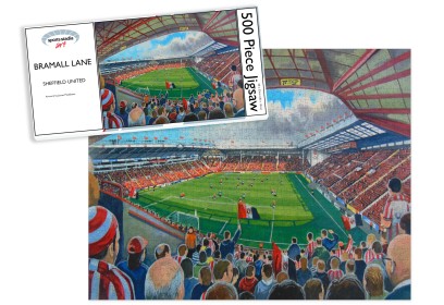 Bramall Lane Stadium Fine Art Jigsaw Puzzle - Sheffield United FC